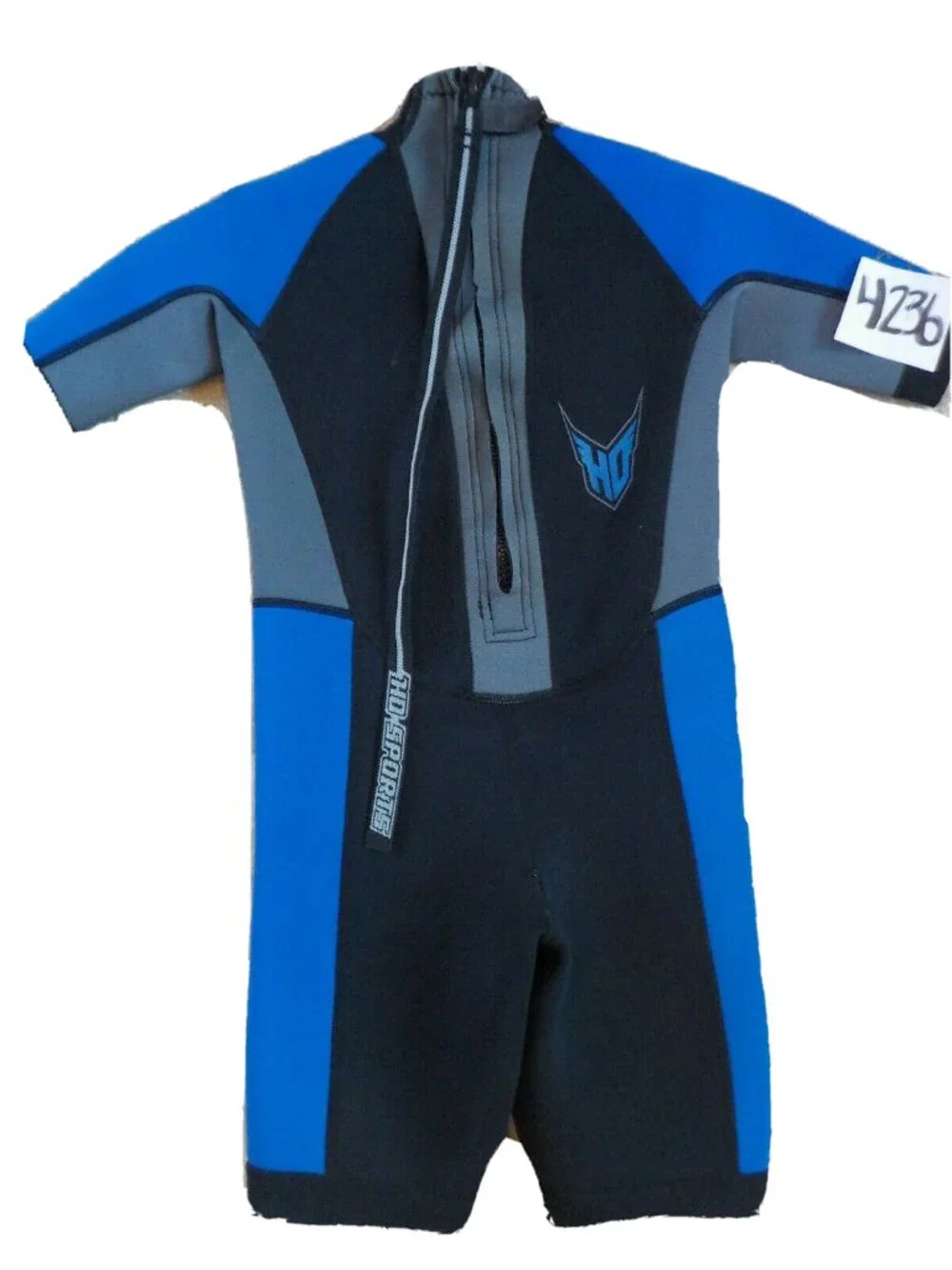 Jr Youth Size 8 HO Sports Wetsuit Shorty X-Factor Freedom Unisex Black & Blue